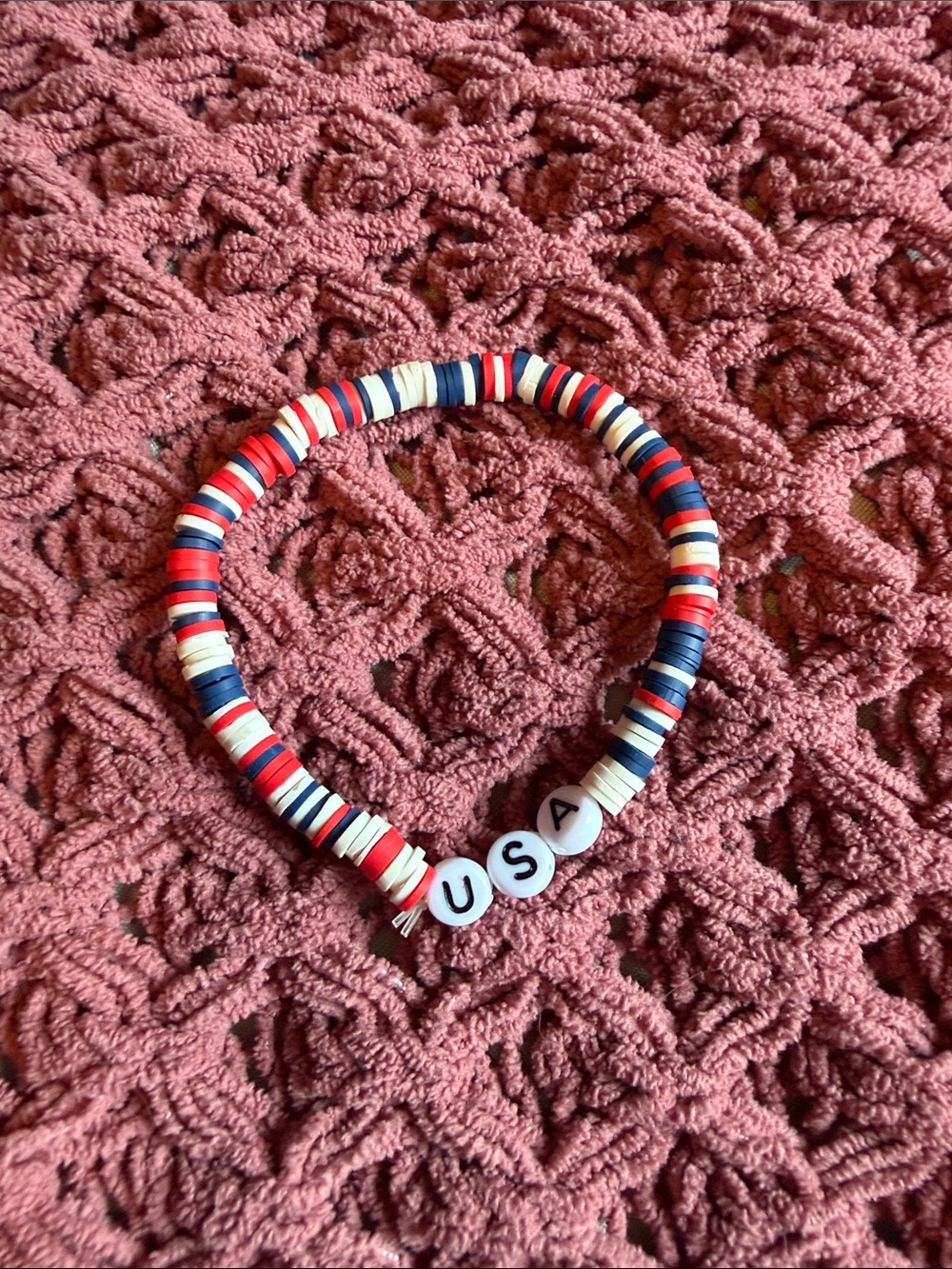 USA Bead Bracelet